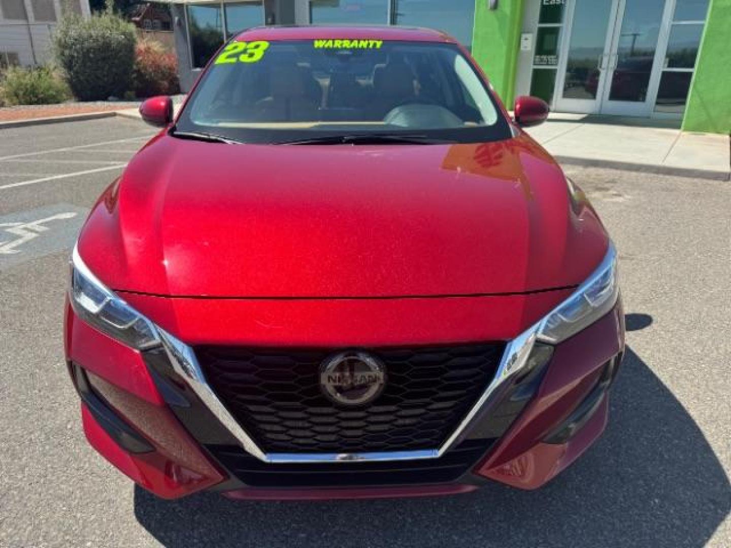 2023 Red Nissan Sentra SV (3N1AB8CVXPY) with an 1.8L L4 SFI DOHC 16V engine, Continuously Variable Transmission transmission, located at 940 North Main Street, Cedar City, UT, 84720, (435) 628-0023, 37.692936, -113.061897 - Photo#2