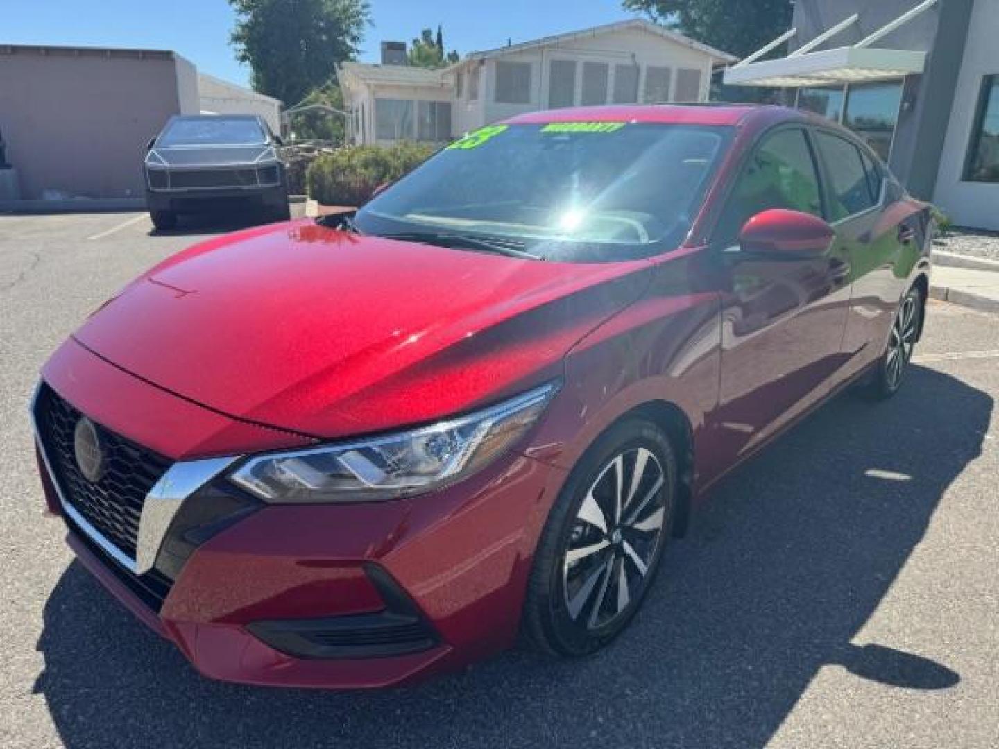 2023 Red Nissan Sentra SV (3N1AB8CVXPY) with an 1.8L L4 SFI DOHC 16V engine, Continuously Variable Transmission transmission, located at 940 North Main Street, Cedar City, UT, 84720, (435) 628-0023, 37.692936, -113.061897 - Photo#3