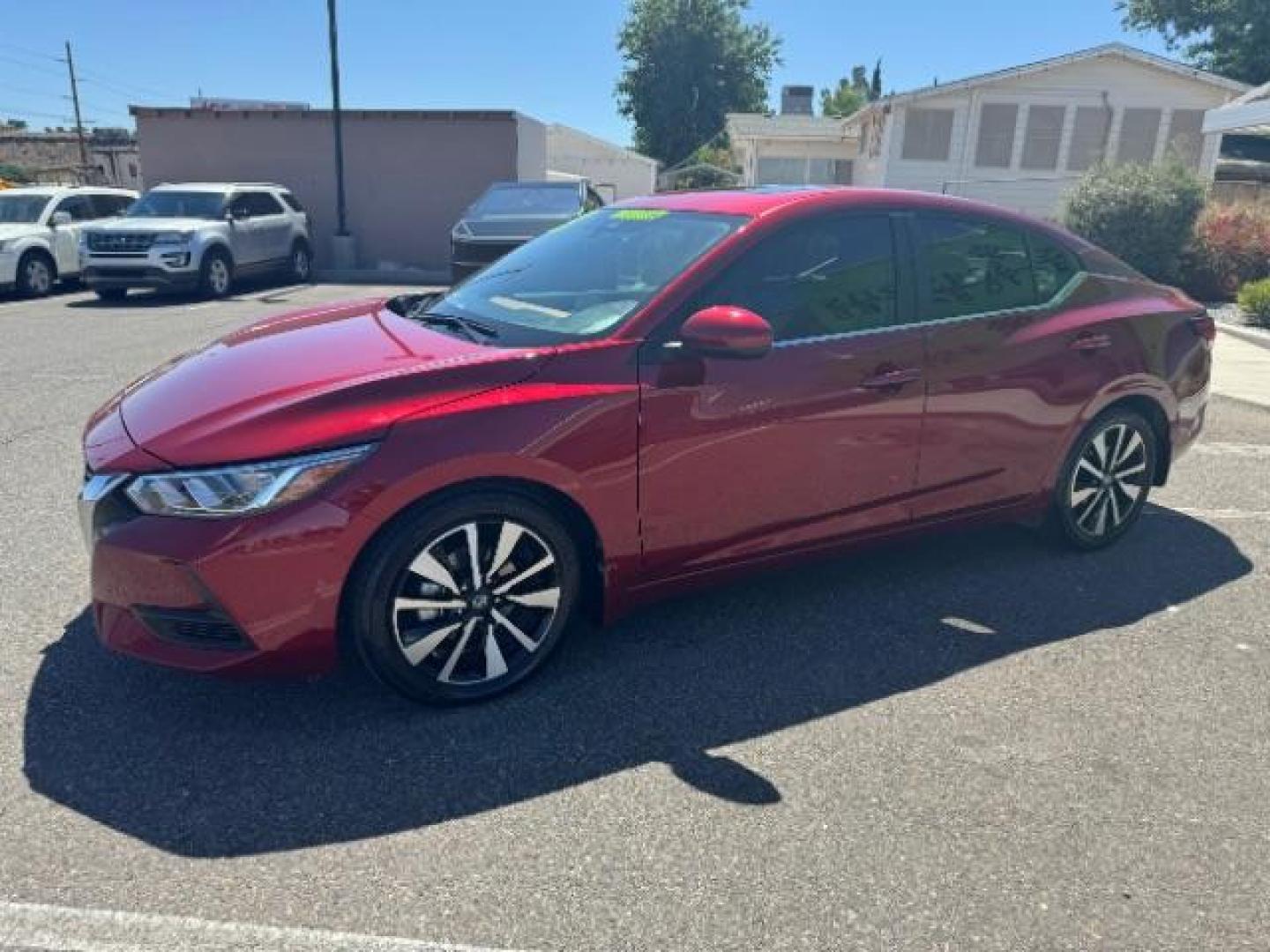 2023 Red Nissan Sentra SV (3N1AB8CVXPY) with an 1.8L L4 SFI DOHC 16V engine, Continuously Variable Transmission transmission, located at 940 North Main Street, Cedar City, UT, 84720, (435) 628-0023, 37.692936, -113.061897 - Photo#4