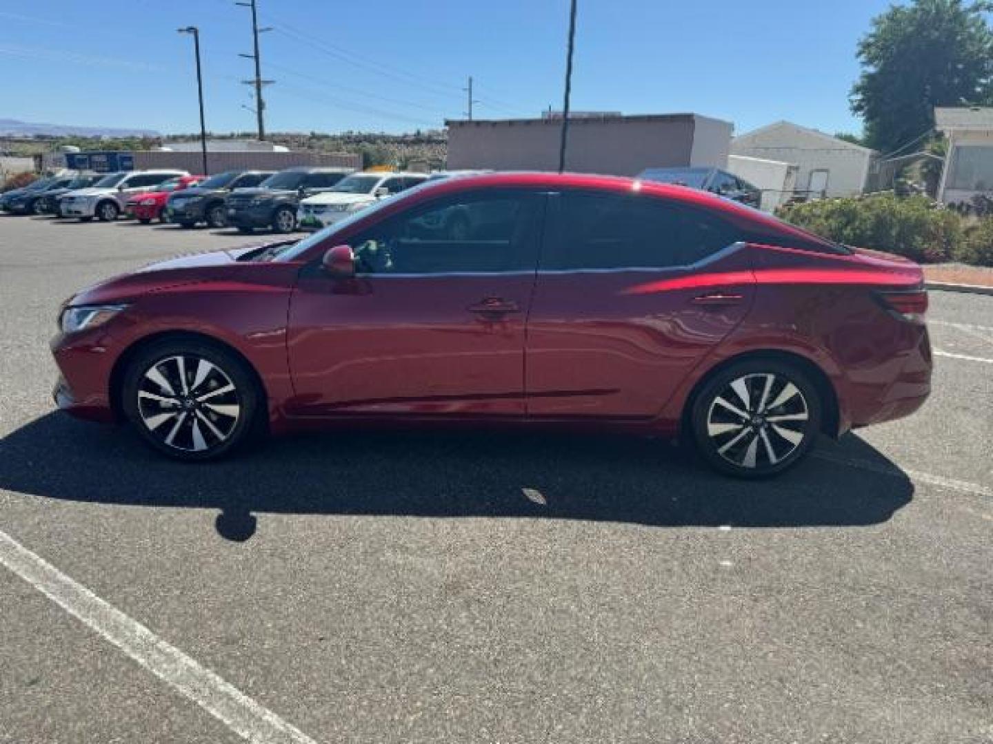 2023 Red Nissan Sentra SV (3N1AB8CVXPY) with an 1.8L L4 SFI DOHC 16V engine, Continuously Variable Transmission transmission, located at 940 North Main Street, Cedar City, UT, 84720, (435) 628-0023, 37.692936, -113.061897 - Photo#5