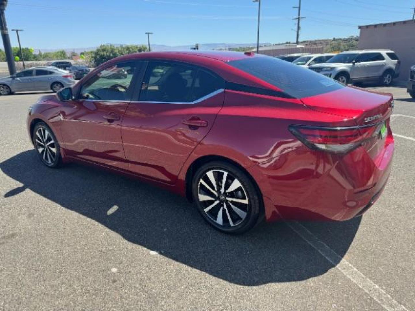 2023 Red Nissan Sentra SV (3N1AB8CVXPY) with an 1.8L L4 SFI DOHC 16V engine, Continuously Variable Transmission transmission, located at 940 North Main Street, Cedar City, UT, 84720, (435) 628-0023, 37.692936, -113.061897 - Photo#6