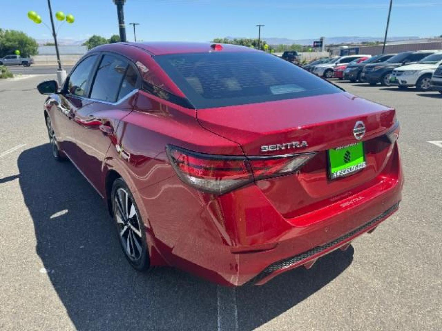 2023 Red Nissan Sentra SV (3N1AB8CVXPY) with an 1.8L L4 SFI DOHC 16V engine, Continuously Variable Transmission transmission, located at 940 North Main Street, Cedar City, UT, 84720, (435) 628-0023, 37.692936, -113.061897 - Photo#7