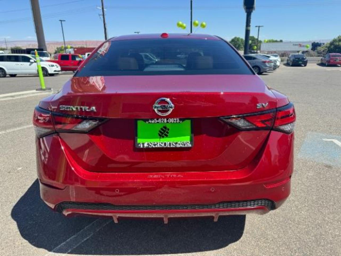 2023 Red Nissan Sentra SV (3N1AB8CVXPY) with an 1.8L L4 SFI DOHC 16V engine, Continuously Variable Transmission transmission, located at 940 North Main Street, Cedar City, UT, 84720, (435) 628-0023, 37.692936, -113.061897 - Photo#8