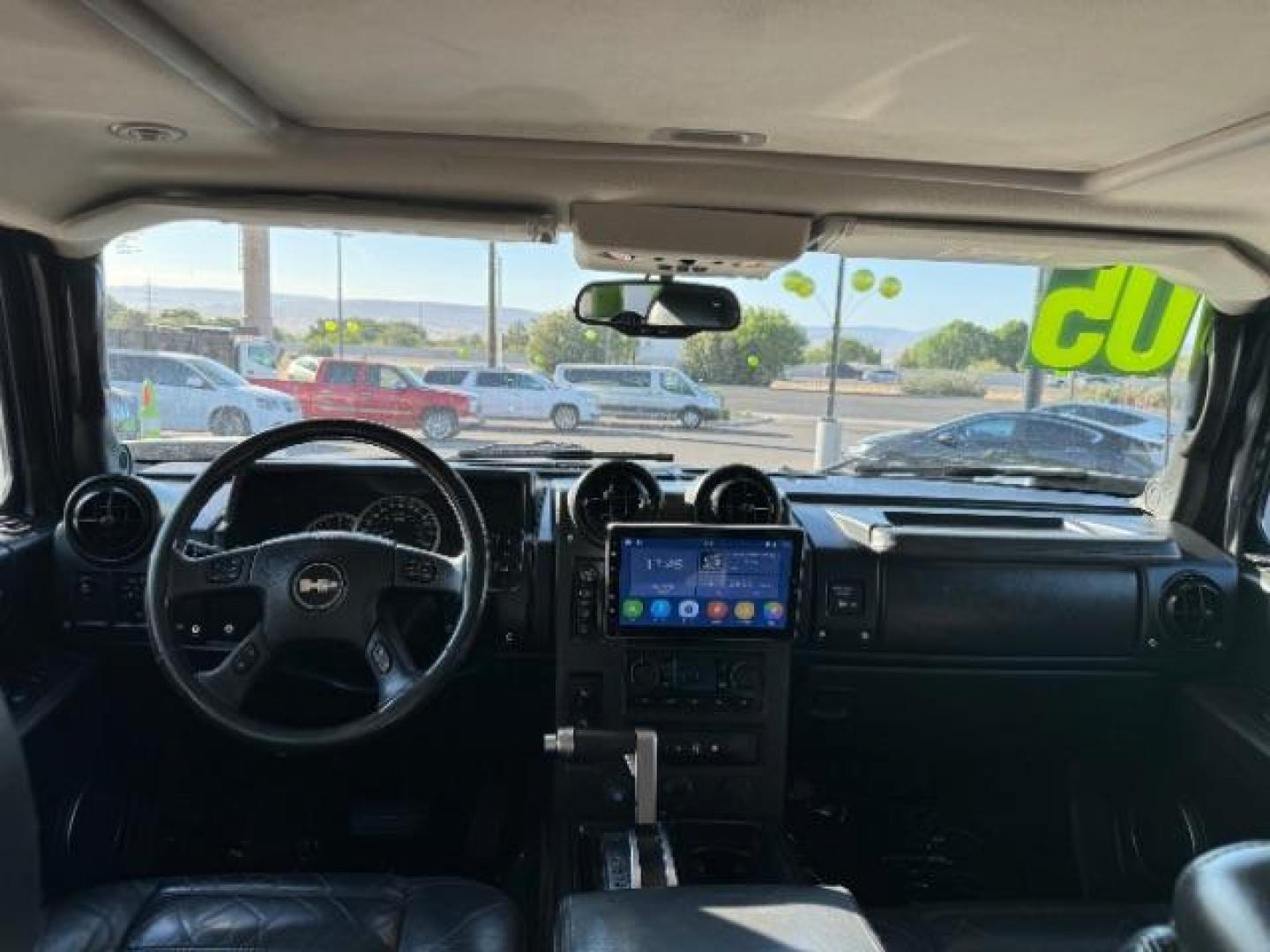 2005 Black /Ebony Leather Interior Hummer H2 SUV (5GRGN23U25H) with an 6.0L V8 OHV 16V engine, 4-Speed Automatic transmission, located at 1865 East Red Hills Pkwy, St. George, 84770, (435) 628-0023, 37.120850, -113.543640 - Photo#26