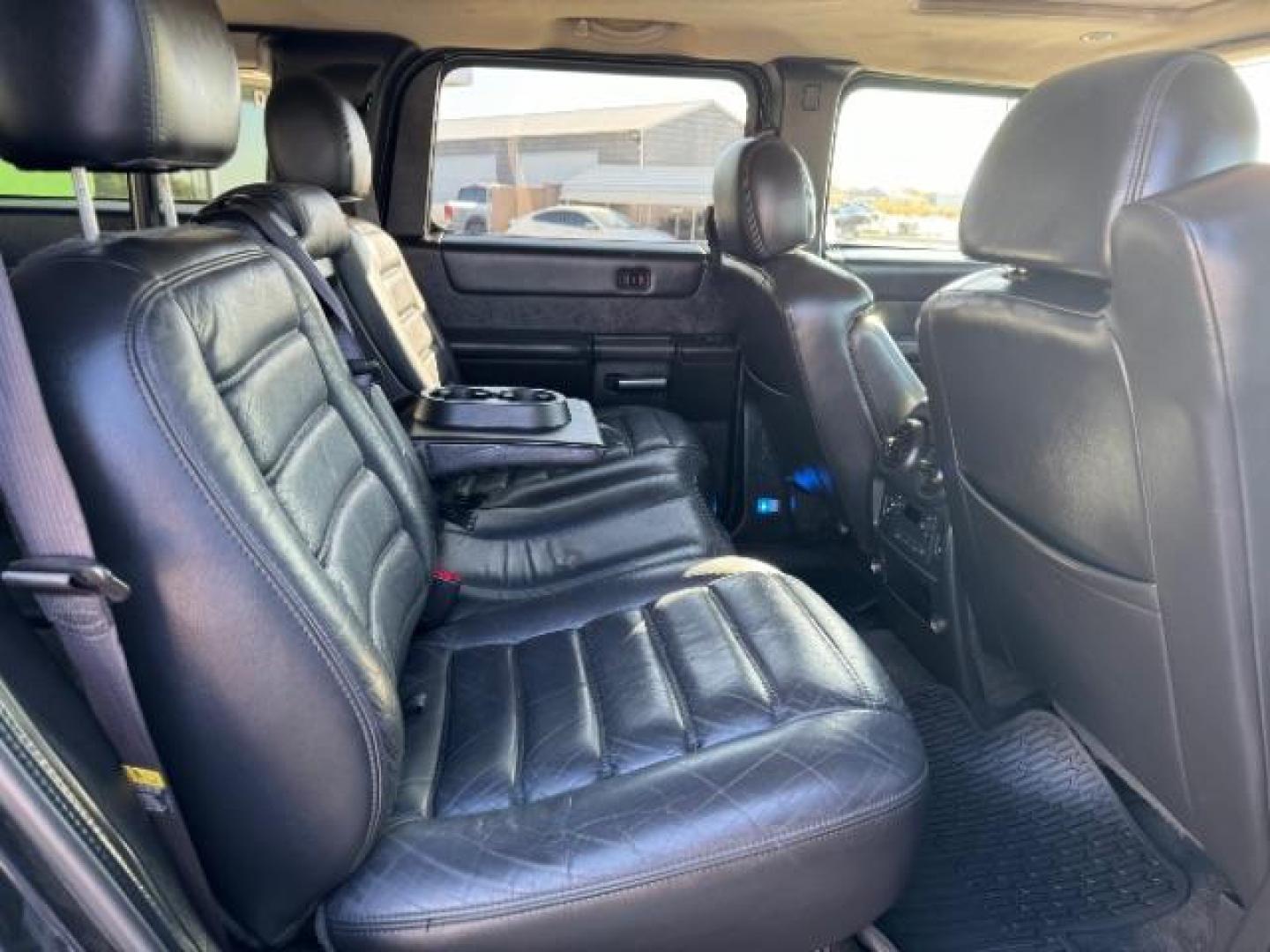 2005 Black /Ebony Leather Interior Hummer H2 SUV (5GRGN23U25H) with an 6.0L V8 OHV 16V engine, 4-Speed Automatic transmission, located at 1865 East Red Hills Pkwy, St. George, 84770, (435) 628-0023, 37.120850, -113.543640 - Photo#34