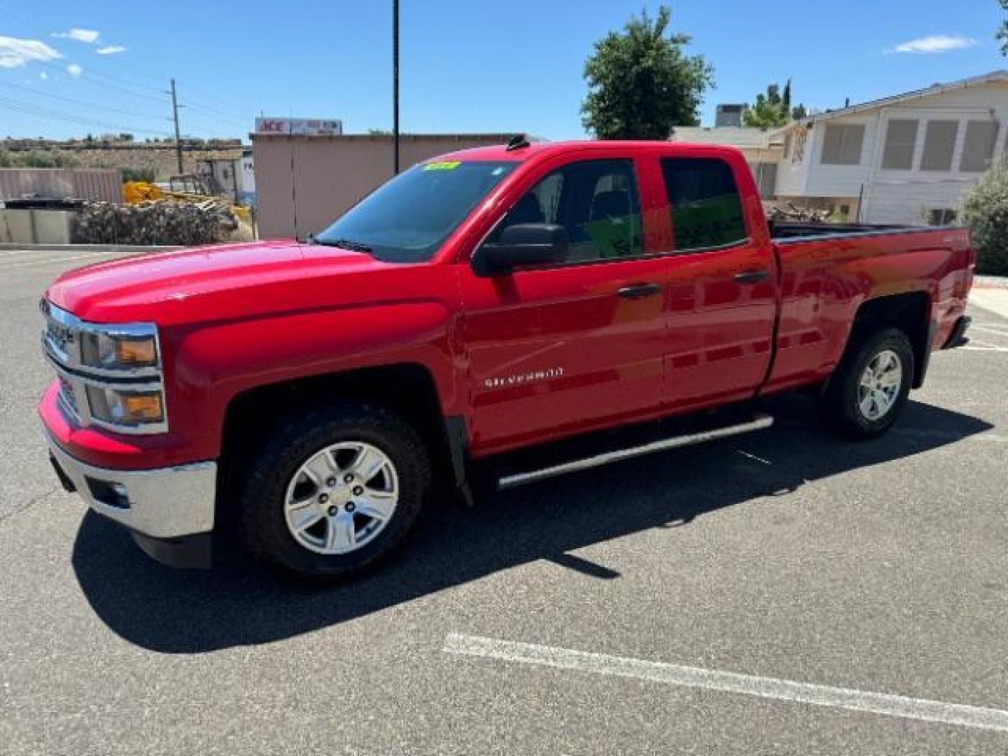 2014 Victory Red /Jet Black Chevrolet Silverado 1500 1LT Double Cab 4WD (1GCVKREC8EZ) with an 5.3L V8 OHV 16V engine, 6-Speed Automatic transmission, located at 1865 East Red Hills Pkwy, St. George, 84770, (435) 628-0023, 37.120850, -113.543640 - Photo#4