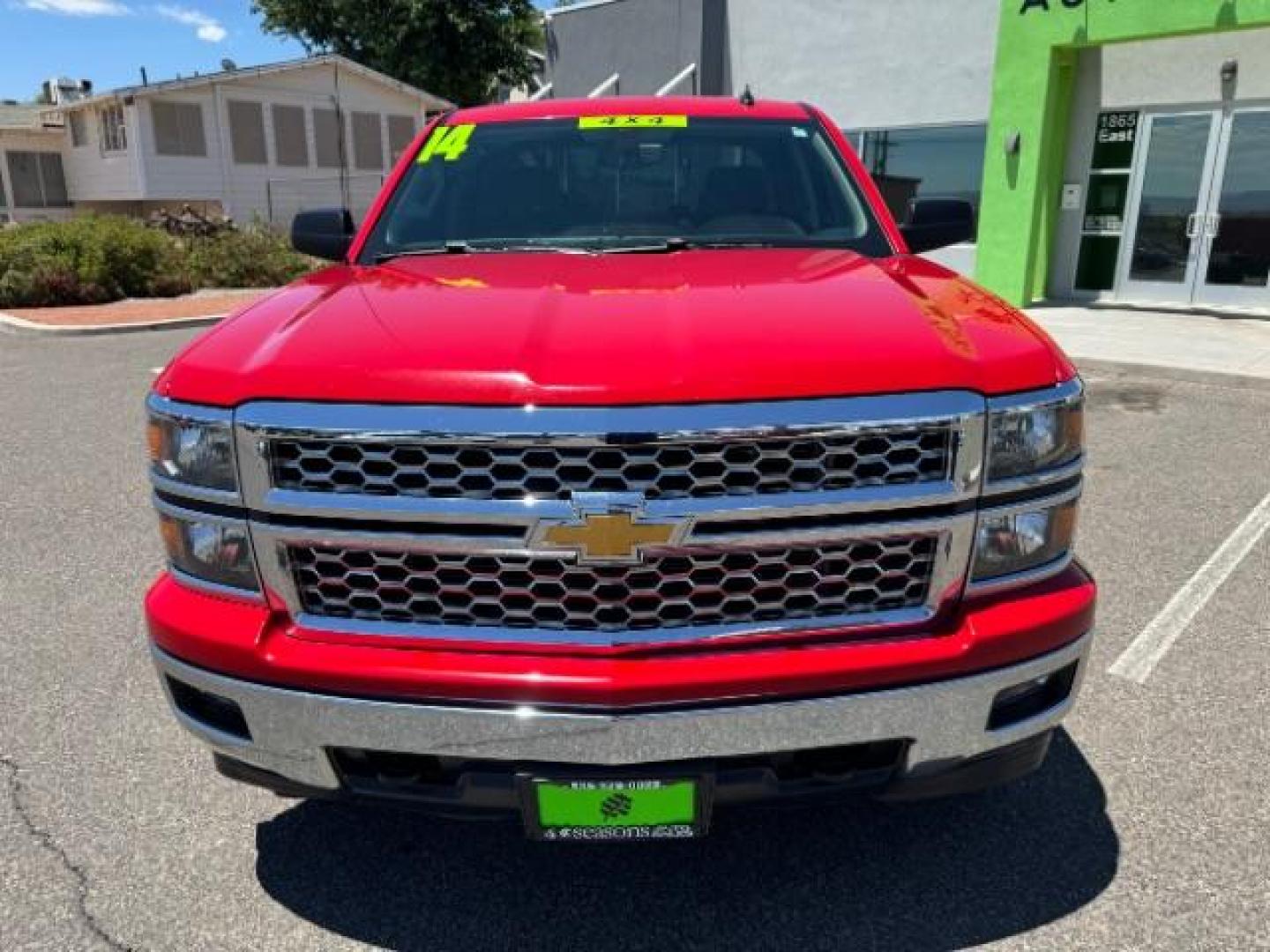 2014 Victory Red /Jet Black Chevrolet Silverado 1500 1LT Double Cab 4WD (1GCVKREC8EZ) with an 5.3L V8 OHV 16V engine, 6-Speed Automatic transmission, located at 1865 East Red Hills Pkwy, St. George, 84770, (435) 628-0023, 37.120850, -113.543640 - Photo#2