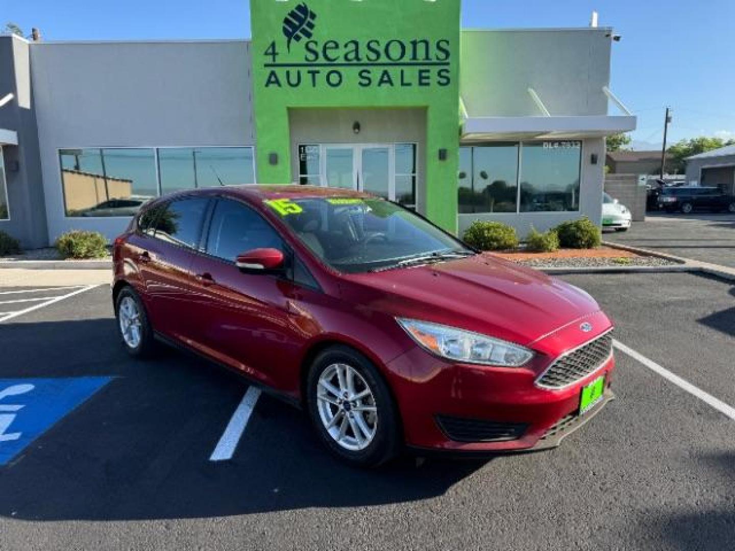 2015 Race Red /Charcoal Black Insert w/Warm Steel Surround, cloth Ford Focus SE Hatch (1FADP3K21FL) with an 2.0L L4 DOHC 16V engine, 5-Speed Manual transmission, located at 940 North Main Street, Cedar City, UT, 84720, (435) 628-0023, 37.692936, -113.061897 - We specialize in helping ALL people get the best financing available. No matter your credit score, good, bad or none we can get you an amazing rate. Had a bankruptcy, divorce, or repossessions? We give you the green light to get your credit back on the road. Low down and affordable payments that fit - Photo#0