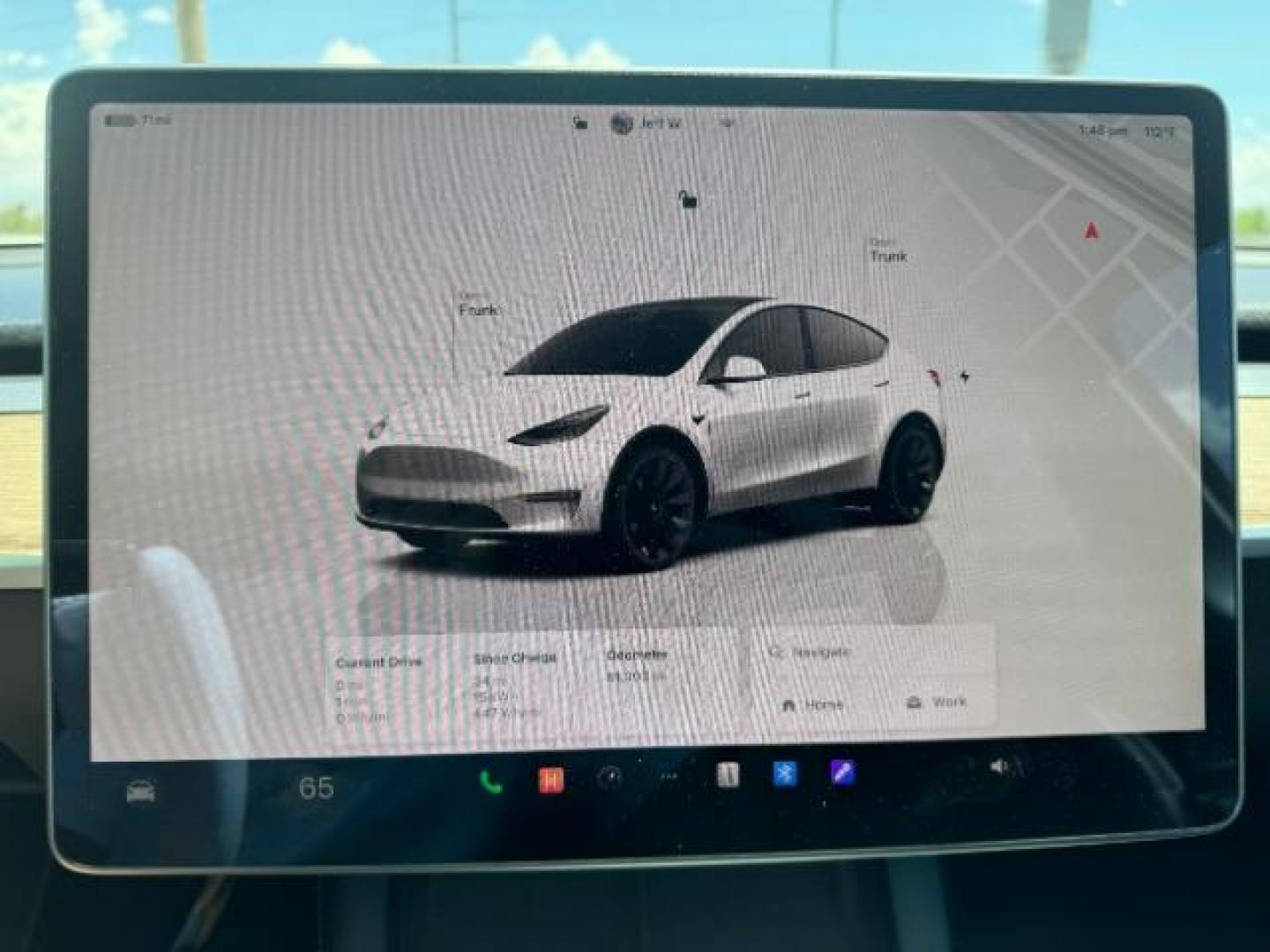 2022 Pearl White Multi-Coat /All Black Tesla Model Y Long Range (7SAYGDEE0NF) with an ELECTRIC engine, 1-Speed Automatic transmission, located at 1865 East Red Hills Pkwy, St. George, 84770, (435) 628-0023, 37.120850, -113.543640 - ***Purchase price AFTER $4k rebate has been transferred to dealership*** This allows us to reduce the asking price from $28,995 (without tax rebate) to be under the $25k threshold. Visit Energy.gov for full rules. Beautiful LONG RANGE ALL WHEEL DRIVE model Y. 5 Seater, New floormats, Painted wheel - Photo#15