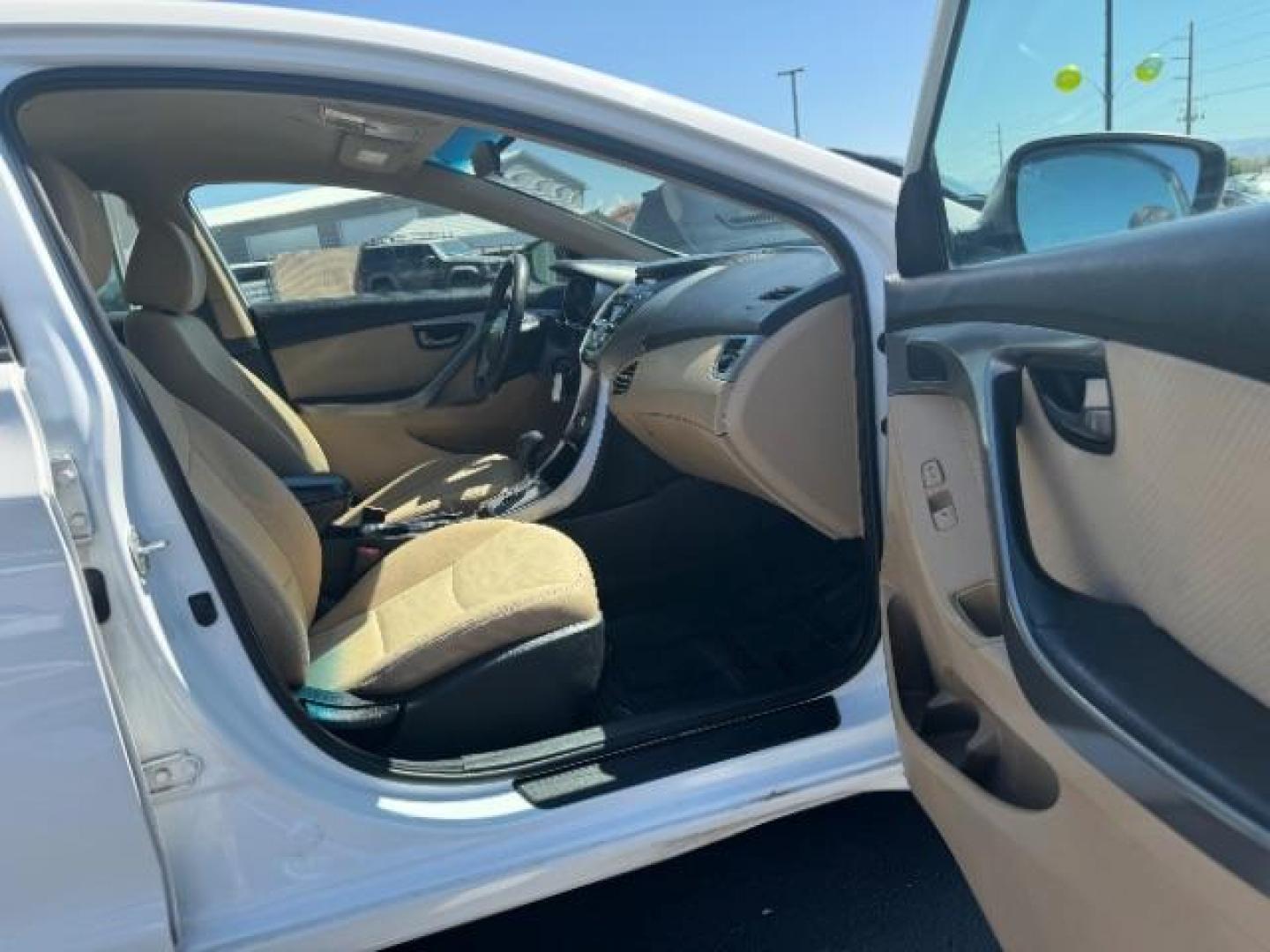 2013 White /Beige Leather Interior Hyundai Elantra Limited (5NPDH4AE3DH) with an 1.8L L4 DOHC 16V engine, 6-Speed Automatic transmission, located at 940 North Main Street, Cedar City, UT, 84720, (435) 628-0023, 37.692936, -113.061897 - We specialize in helping ALL people get the best financing available. No matter your credit score, good, bad or none we can get you an amazing rate. Had a bankruptcy, divorce, or repossessions? We give you the green light to get your credit back on the road. Low down and affordable payments that fit - Photo#26