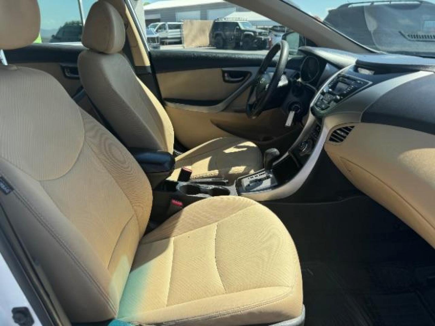 2013 White /Beige Leather Interior Hyundai Elantra Limited (5NPDH4AE3DH) with an 1.8L L4 DOHC 16V engine, 6-Speed Automatic transmission, located at 940 North Main Street, Cedar City, UT, 84720, (435) 628-0023, 37.692936, -113.061897 - We specialize in helping ALL people get the best financing available. No matter your credit score, good, bad or none we can get you an amazing rate. Had a bankruptcy, divorce, or repossessions? We give you the green light to get your credit back on the road. Low down and affordable payments that fit - Photo#27