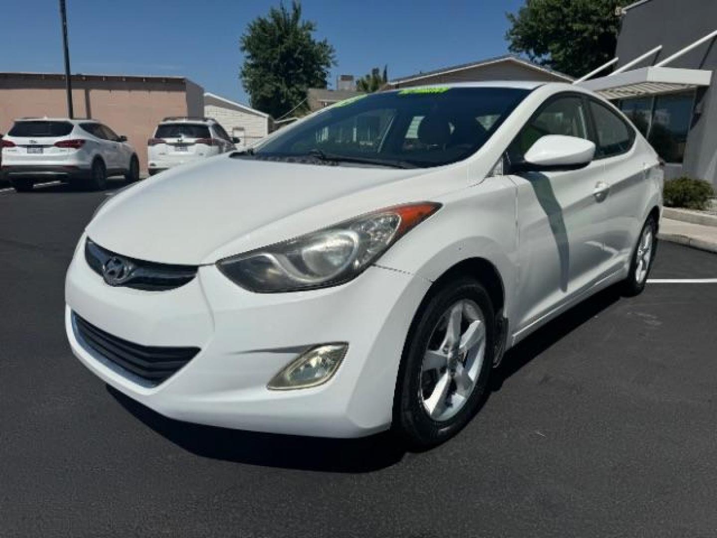 2013 White /Beige Leather Interior Hyundai Elantra Limited (5NPDH4AE3DH) with an 1.8L L4 DOHC 16V engine, 6-Speed Automatic transmission, located at 940 North Main Street, Cedar City, UT, 84720, (435) 628-0023, 37.692936, -113.061897 - Photo#2