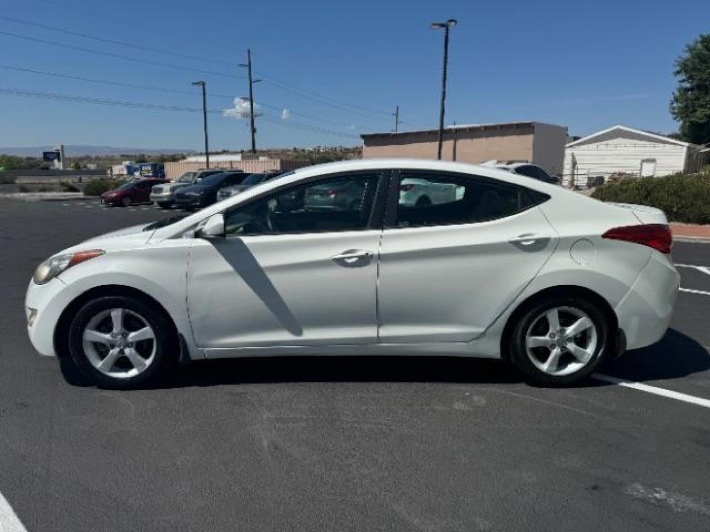 2013 White /Beige Leather Interior Hyundai Elantra Limited (5NPDH4AE3DH) with an 1.8L L4 DOHC 16V engine, 6-Speed Automatic transmission, located at 940 North Main Street, Cedar City, UT, 84720, (435) 628-0023, 37.692936, -113.061897 - Photo#3