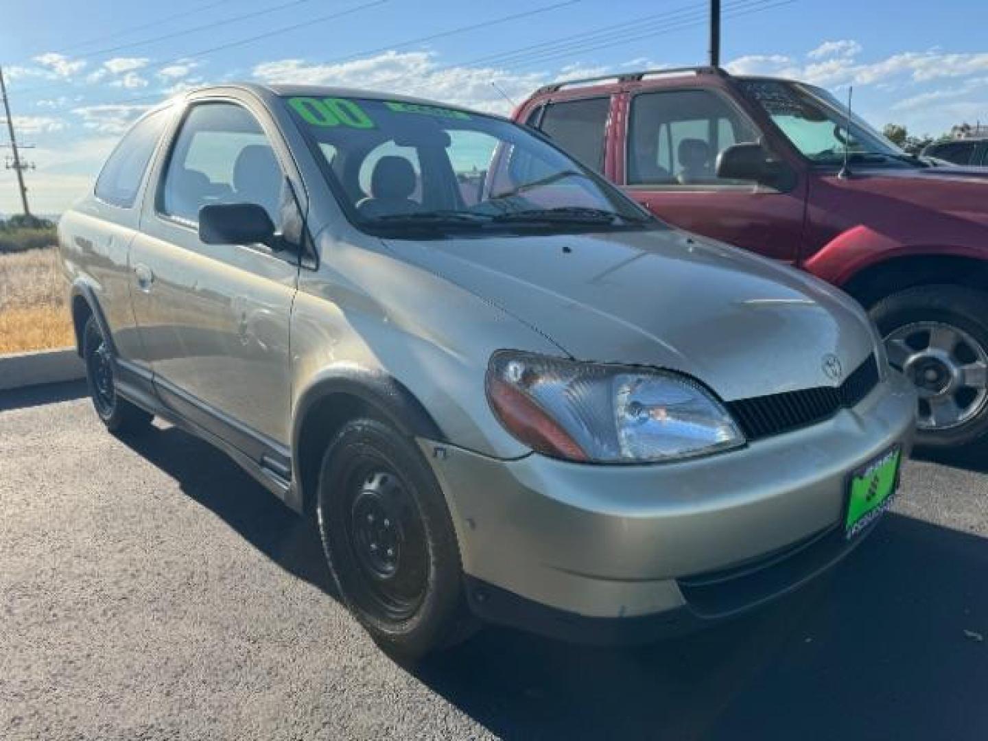 2000 Satin Gold Metallic /Tan Cloth Interior Toyota Echo 2-Door (JTDAT1234Y0) with an 1.5L L4 DOHC 16V engine, Automatic transmission, located at 1865 East Red Hills Pkwy, St. George, 84770, (435) 628-0023, 37.120850, -113.543640 - Photo#0