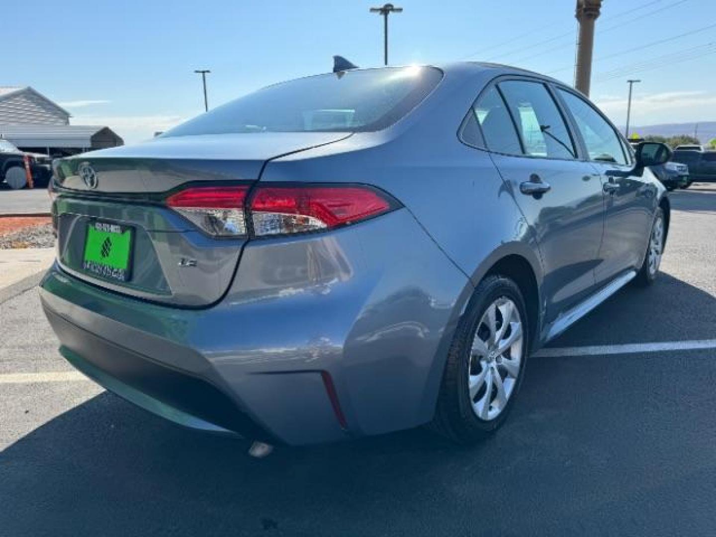 2021 Blue /Black Toyota Corolla LE (5YFEPMAEXMP) with an 1.8L L4 DOHC 16V engine, Continuously Variable Transmission transmission, located at 940 North Main Street, Cedar City, UT, 84720, (435) 628-0023, 37.692936, -113.061897 - We specialize in helping ALL people get the best financing available. No matter your credit score, good, bad or none we can get you an amazing rate. Had a bankruptcy, divorce, or repossessions? We give you the green light to get your credit back on the road. Low down and affordable payments that fit - Photo#6