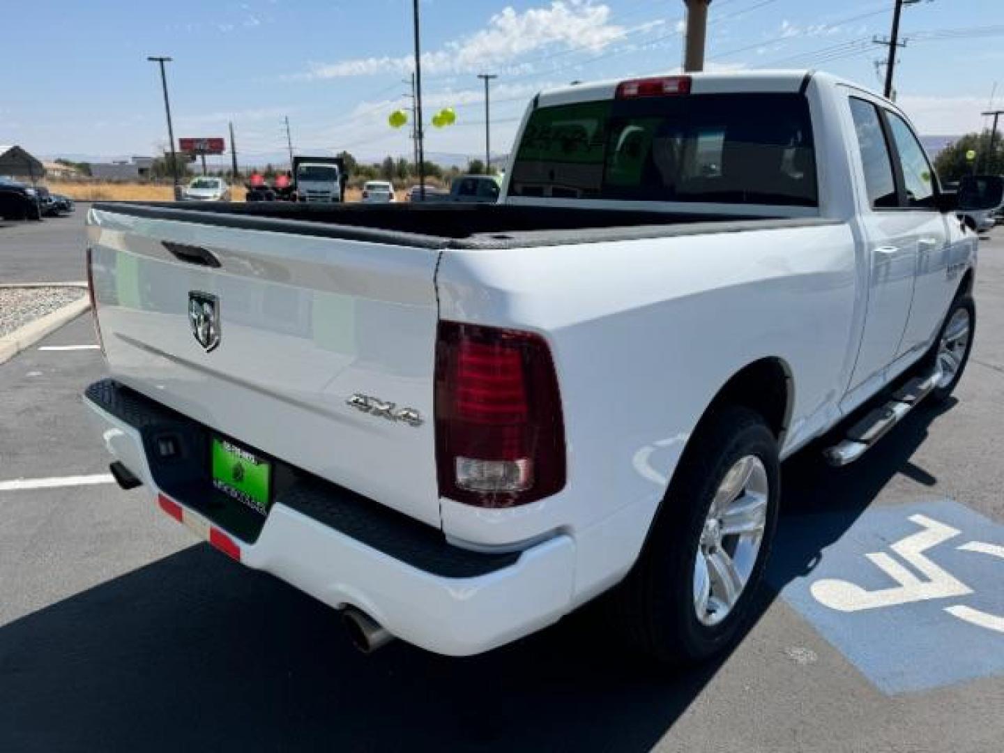 2016 Bright White Clear Coat /Black, leather RAM 1500 Sport Quad Cab 4WD (1C6RR7HT2GS) with an 5.7L V8 OHV 16V engine, 8-Speed Automatic transmission, located at 1865 East Red Hills Pkwy, St. George, 84770, (435) 628-0023, 37.120850, -113.543640 - We specialize in helping ALL people get the best financing available. No matter your credit score, good, bad or none we can get you an amazing rate. Had a bankruptcy, divorce, or repossessions? We give you the green light to get your credit back on the road. Low down and affordable payments that fit - Photo#6