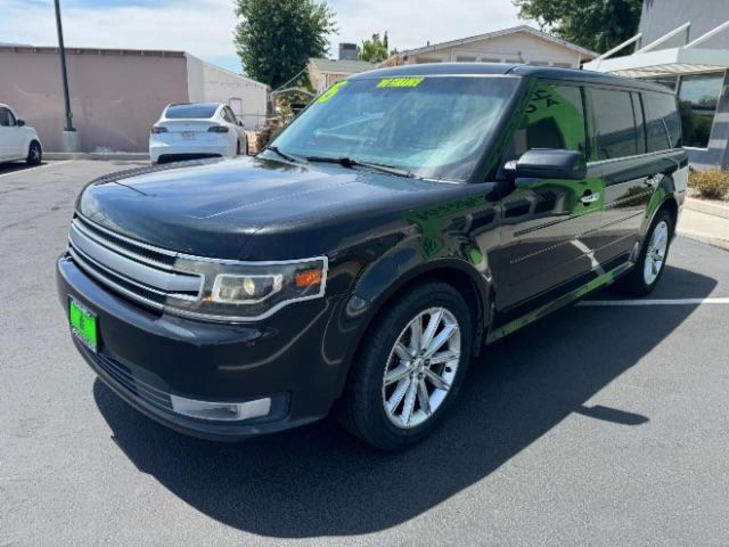 2015 Tuxedo Black Metallic /Charcoal Black, leather Ford Flex Limited FWD (2FMGK5D84FB) with an 3.5L V6 DOHC 24V engine, 6-Speed Automatic Overdrive transmission, located at 940 North Main Street, Cedar City, UT, 84720, (435) 628-0023, 37.692936, -113.061897 - We specialize in helping ALL people get the best financing available. No matter your credit score, good, bad or none we can get you an amazing rate. Had a bankruptcy, divorce, or repossessions? We give you the green light to get your credit back on the road. Low down and affordable payments that fit - Photo#2