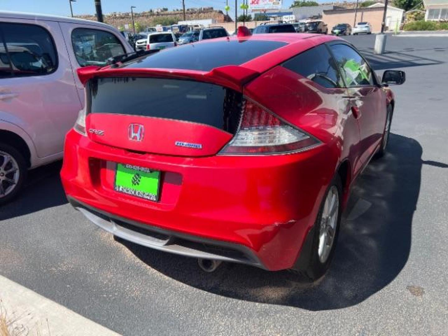 2011 Milano Red /Gray Cloth Interior Honda CR-Z Base CVT (JHMZF1D46BS) with an 1.5L L4 SOHC 16V HYBRID engine, Continuously Variable Transmission transmission, located at 1865 East Red Hills Pkwy, St. George, 84770, (435) 628-0023, 37.120850, -113.543640 - Photo#5