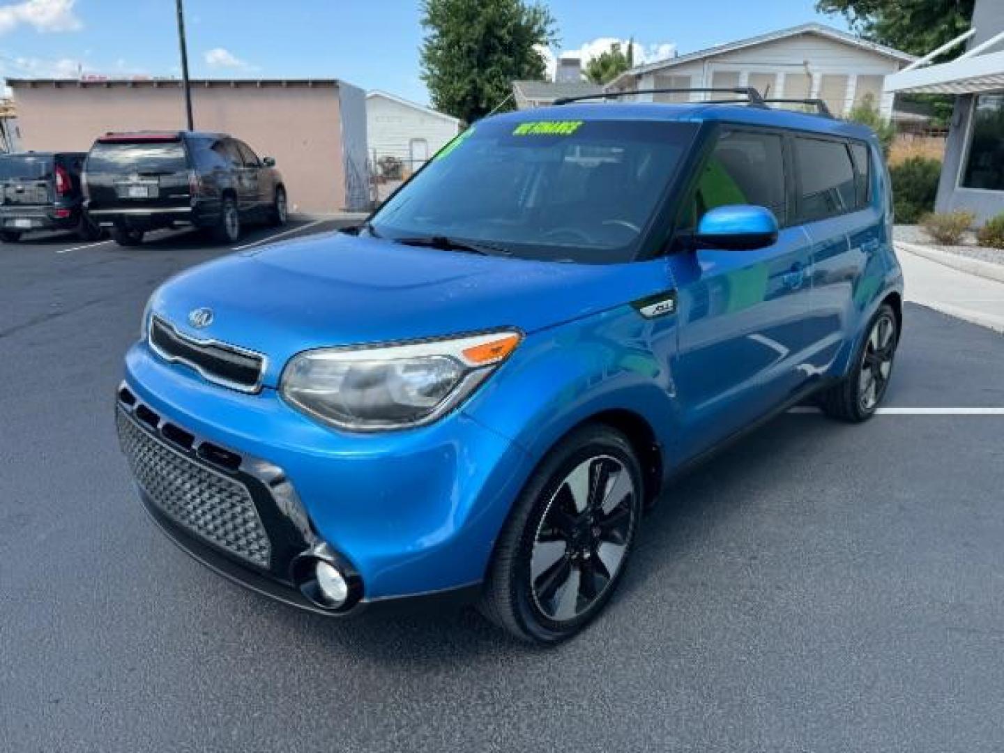 2016 Fathom Blue /Black, cloth Kia Soul + (KNDJP3A51G7) with an 2.0L L4 DOHC 16V engine, 6-Speed Automatic transmission, located at 940 North Main Street, Cedar City, UT, 84720, (435) 628-0023, 37.692936, -113.061897 - We specialize in helping ALL people get the best financing available. No matter your credit score, good, bad or none we can get you an amazing rate. Had a bankruptcy, divorce, or repossessions? We give you the green light to get your credit back on the road. Low down and affordable payments that fit - Photo#2