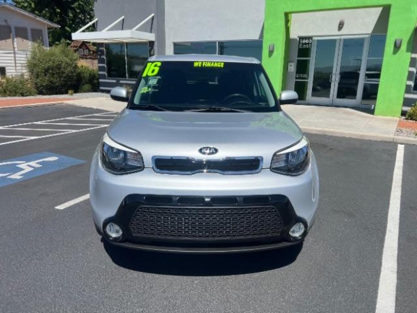 2016 Bright Silver /Black, cloth Kia Soul + (KNDJP3A5XG7) with an 2.0L L4 DOHC 16V engine, 6-Speed Automatic transmission, located at 940 North Main Street, Cedar City, UT, 84720, (435) 628-0023, 37.692936, -113.061897 - We specialize in helping ALL people get the best financing available. No matter your credit score, good, bad or none we can get you an amazing rate. Had a bankruptcy, divorce, or repossessions? We give you the green light to get your credit back on the road. Low down and affordable payments that fit - Photo#1