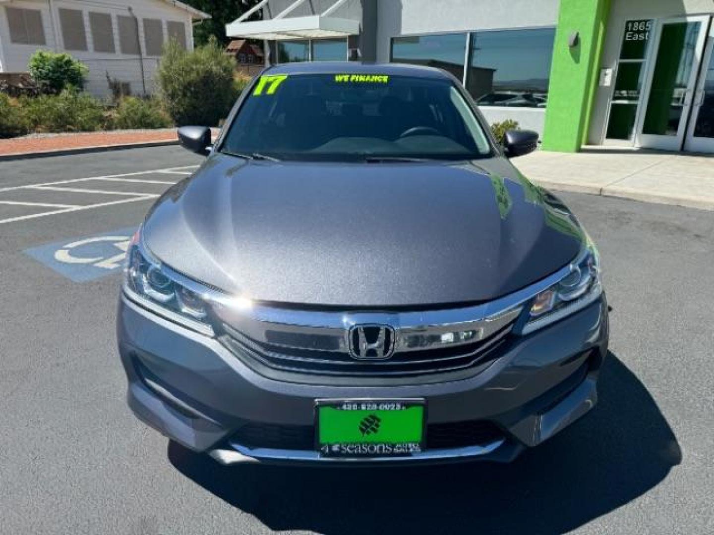 2017 Gray /Black, cloth Honda Accord LX Sedan CVT (1HGCR2F33HA) with an 2.4L L4 DOHC 16V engine, Continuously Variable Transmission transmission, located at 1865 East Red Hills Pkwy, St. George, 84770, (435) 628-0023, 37.120850, -113.543640 - Photo#1