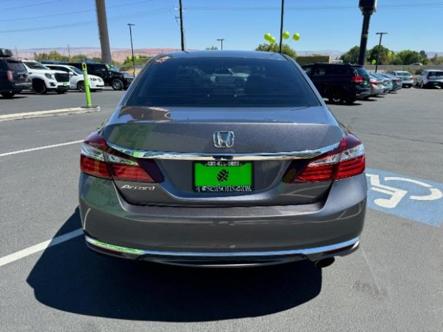 2017 Gray /Black, cloth Honda Accord LX Sedan CVT (1HGCR2F33HA) with an 2.4L L4 DOHC 16V engine, Continuously Variable Transmission transmission, located at 1865 East Red Hills Pkwy, St. George, 84770, (435) 628-0023, 37.120850, -113.543640 - Photo#5