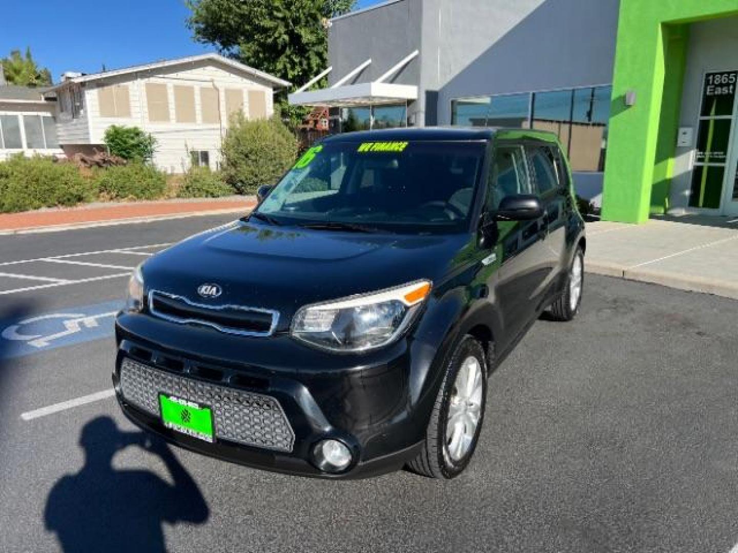 2016 Shadow Black /Black, cloth Kia Soul + (KNDJP3A5XG7) with an 2.0L L4 DOHC 16V engine, 6-Speed Automatic transmission, located at 1865 East Red Hills Pkwy, St. George, 84770, (435) 628-0023, 37.120850, -113.543640 - Photo#2