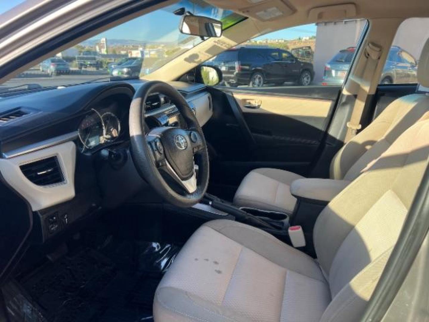 2015 Black Sand Pearl /Steel Grey Fabric, cloth Toyota Corolla L 4-Speed AT (2T1BURHE2FC) with an 1.8L L4 DOHC 16V engine, 4-Speed Automatic transmission, located at 1865 East Red Hills Pkwy, St. George, 84770, (435) 628-0023, 37.120850, -113.543640 - Photo#12