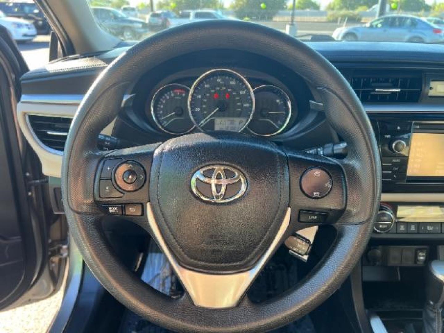 2015 Black Sand Pearl /Steel Grey Fabric, cloth Toyota Corolla L 4-Speed AT (2T1BURHE2FC) with an 1.8L L4 DOHC 16V engine, 4-Speed Automatic transmission, located at 1865 East Red Hills Pkwy, St. George, 84770, (435) 628-0023, 37.120850, -113.543640 - Photo#16