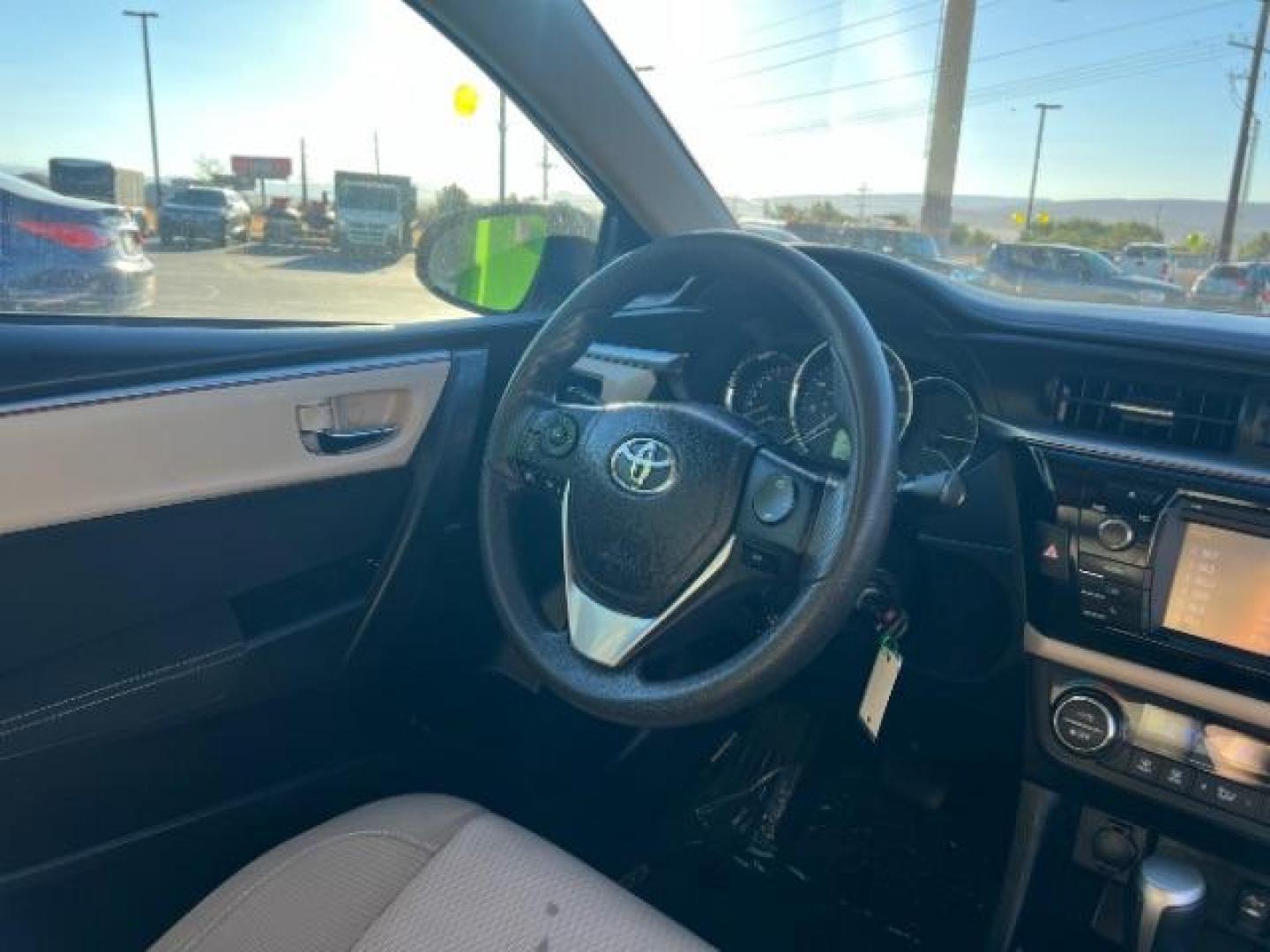 2015 Black Sand Pearl /Steel Grey Fabric, cloth Toyota Corolla L 4-Speed AT (2T1BURHE2FC) with an 1.8L L4 DOHC 16V engine, 4-Speed Automatic transmission, located at 1865 East Red Hills Pkwy, St. George, 84770, (435) 628-0023, 37.120850, -113.543640 - Photo#29