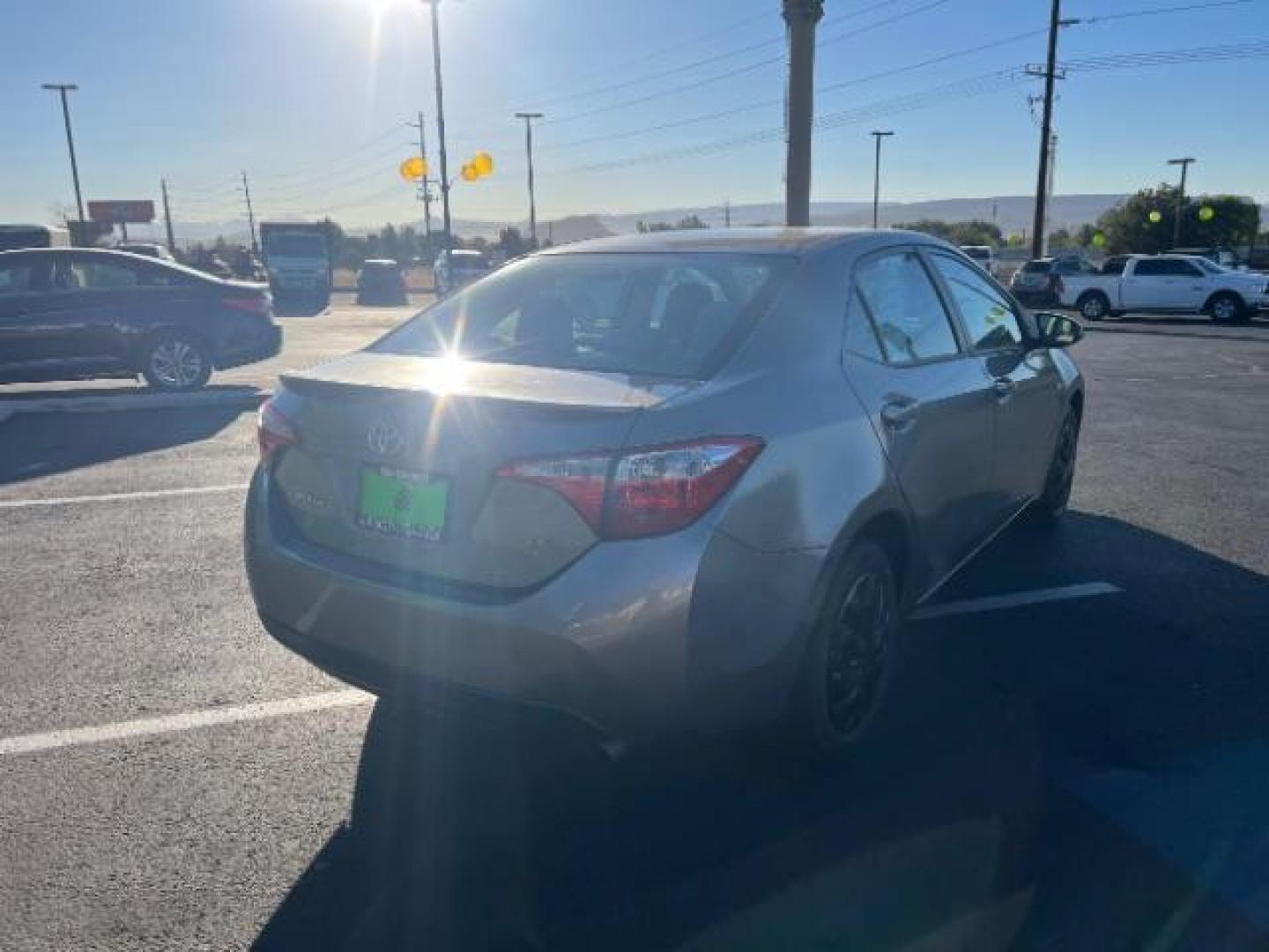 2015 Black Sand Pearl /Steel Grey Fabric, cloth Toyota Corolla L 4-Speed AT (2T1BURHE2FC) with an 1.8L L4 DOHC 16V engine, 4-Speed Automatic transmission, located at 1865 East Red Hills Pkwy, St. George, 84770, (435) 628-0023, 37.120850, -113.543640 - Photo#6