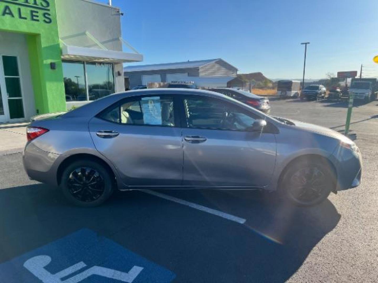 2015 Black Sand Pearl /Steel Grey Fabric, cloth Toyota Corolla L 4-Speed AT (2T1BURHE2FC) with an 1.8L L4 DOHC 16V engine, 4-Speed Automatic transmission, located at 1865 East Red Hills Pkwy, St. George, 84770, (435) 628-0023, 37.120850, -113.543640 - Photo#7