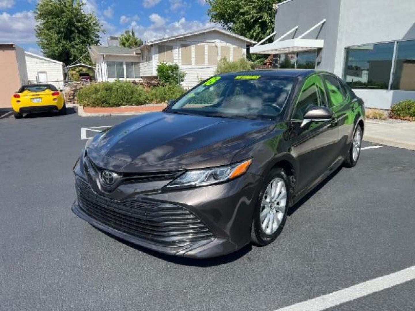 2018 Predawn Gray Mica /Ash, cloth Toyota Camry LE (JTNB11HK6J3) with an 2.5L L4 DOHC 16V engine, 8-Speed Automatic transmission, located at 1865 East Red Hills Pkwy, St. George, 84770, (435) 628-0023, 37.120850, -113.543640 - Photo#2