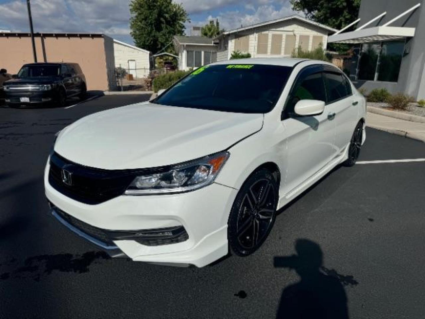 2016 White Orchid Pearl /Black, leatherette/cloth Honda Accord Sport Sedan CVT (1HGCR2F51GA) with an 2.4L L4 DOHC 16V engine, Continuously Variable Transmission transmission, located at 1865 East Red Hills Pkwy, St. George, 84770, (435) 628-0023, 37.120850, -113.543640 - Photo#2