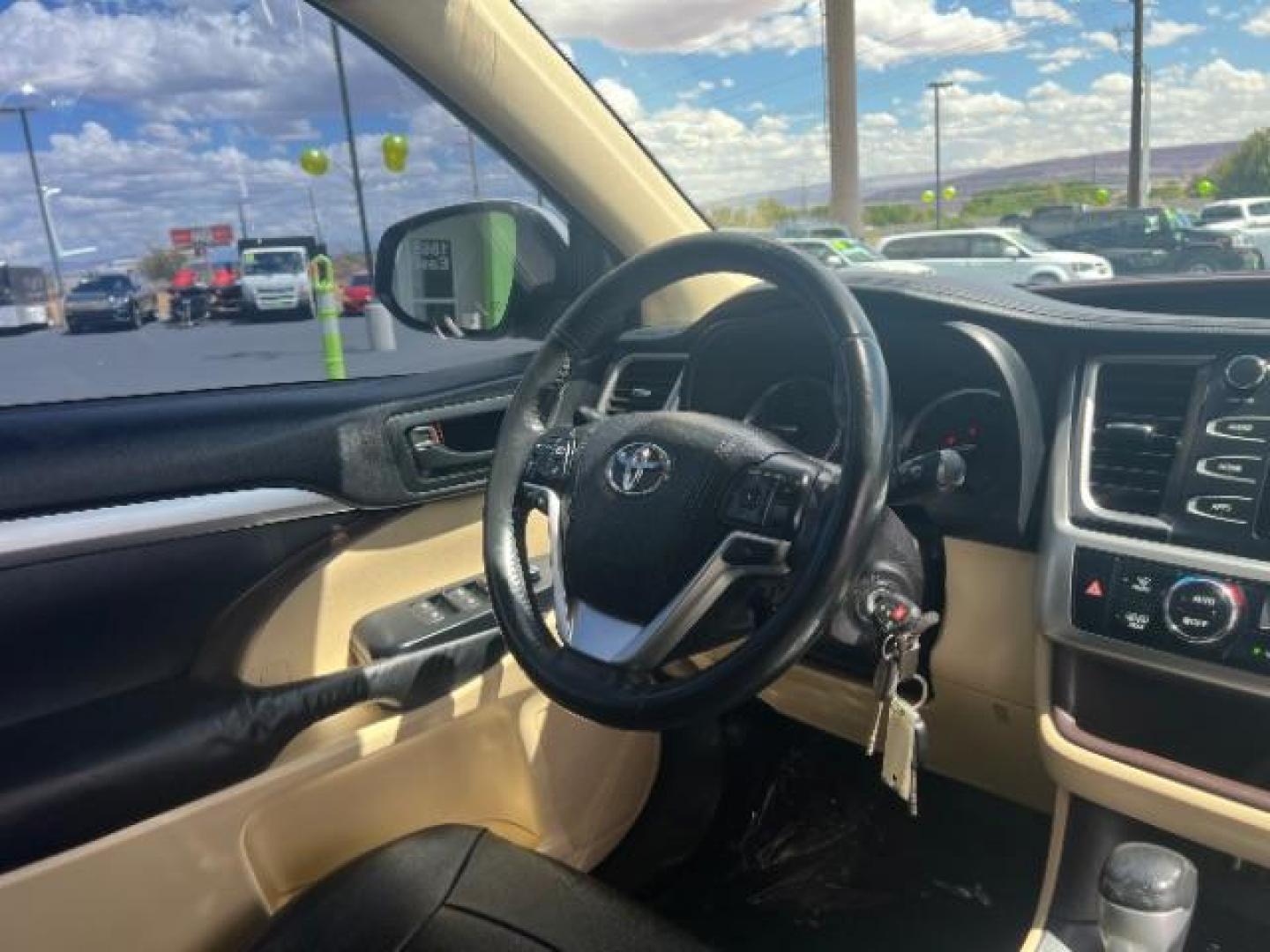 2015 Creme Brulee Mica /Black Leather Interior Toyota Highlander LE FWD V6 (5TDZKRFH8FS) with an 3.5L V6 DOHC 24V engine, 6-Speed Automatic transmission, located at 940 North Main Street, Cedar City, UT, 84720, (435) 628-0023, 37.692936, -113.061897 - We specialize in helping ALL people get the best financing available. No matter your credit score, good, bad or none we can get you an amazing rate. Had a bankruptcy, divorce, or repossessions? We give you the green light to get your credit back on the road. Low down and affordable payments that fit - Photo#33