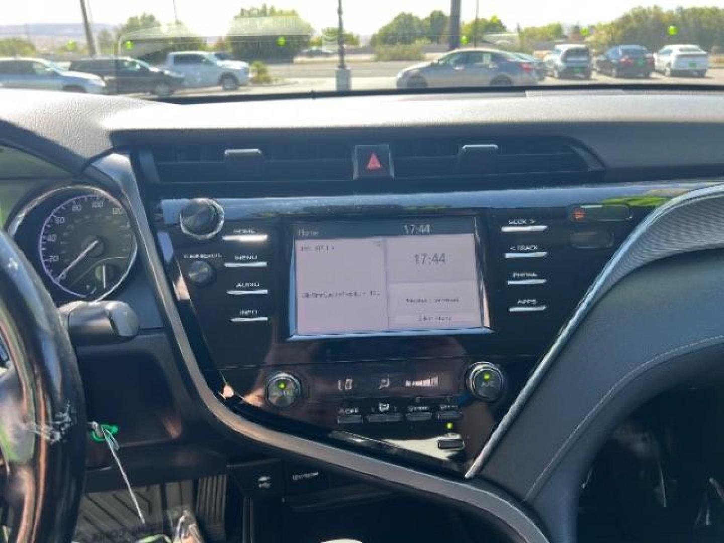 2018 Galactic Aqua Mica /Ash, cloth Toyota Camry LE (4T1B11HKXJU) with an 2.5L L4 DOHC 16V engine, 8-Speed Automatic transmission, located at 1865 East Red Hills Pkwy, St. George, 84770, (435) 628-0023, 37.120850, -113.543640 - Photo#18