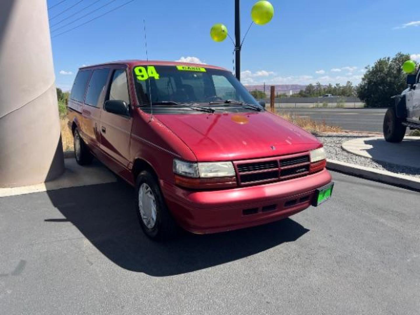 1994 Red /Black Interior Dodge Grand Caravan SE (1B4GH44R7RX) with an 3.3L V6 OHV 12V engine, 4-Speed Automatic transmission, located at 1865 East Red Hills Pkwy, St. George, 84770, (435) 628-0023, 37.120850, -113.543640 - This vehicle is a Mechanic Special. This means it will need some love. Runs a drives fine but has body damage, leaks or other mechanical issues. It did NOT pass our 50 point inspection. Get a great deal on a less than perfect car. These cars do NOT qualify for our in house financing. Cash and carry, - Photo#0