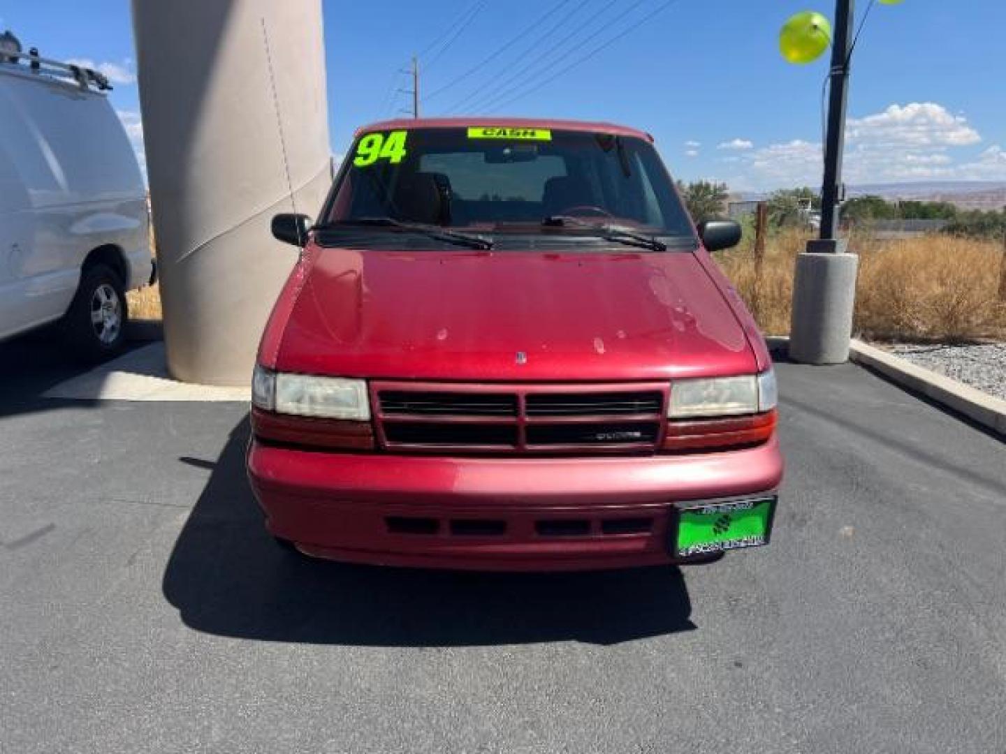 1994 Red /Black Interior Dodge Grand Caravan SE (1B4GH44R7RX) with an 3.3L V6 OHV 12V engine, 4-Speed Automatic transmission, located at 1865 East Red Hills Pkwy, St. George, 84770, (435) 628-0023, 37.120850, -113.543640 - This vehicle is a Mechanic Special. This means it will need some love. Runs a drives fine but has body damage, leaks or other mechanical issues. It did NOT pass our 50 point inspection. Get a great deal on a less than perfect car. These cars do NOT qualify for our in house financing. Cash and carry, - Photo#1