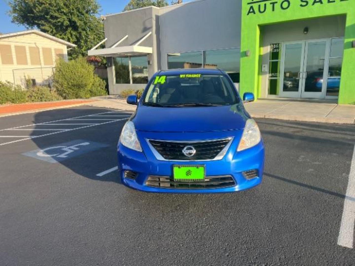 2014 Blue Onyx /Charcoal Nissan Versa 1.6 SV Sedan (3N1CN7AP9EL) with an 1.6L L4 DOHC 16V engine, automatic transmission, located at 1865 East Red Hills Pkwy, St. George, 84770, (435) 628-0023, 37.120850, -113.543640 - Photo#1