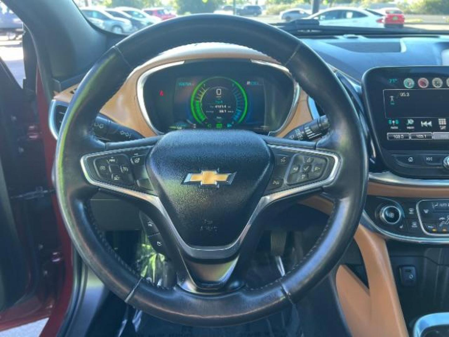 2017 Siren Red Tintcoat /Jet Black/Brandy, leather Chevrolet Volt Premier (1G1RD6S55HU) with an 1.5L L4 DOHC 16V PLUG-IN HYBRID engine, Continuously Variable Transmission transmission, located at 1865 East Red Hills Pkwy, St. George, 84770, (435) 628-0023, 37.120850, -113.543640 - Photo#16