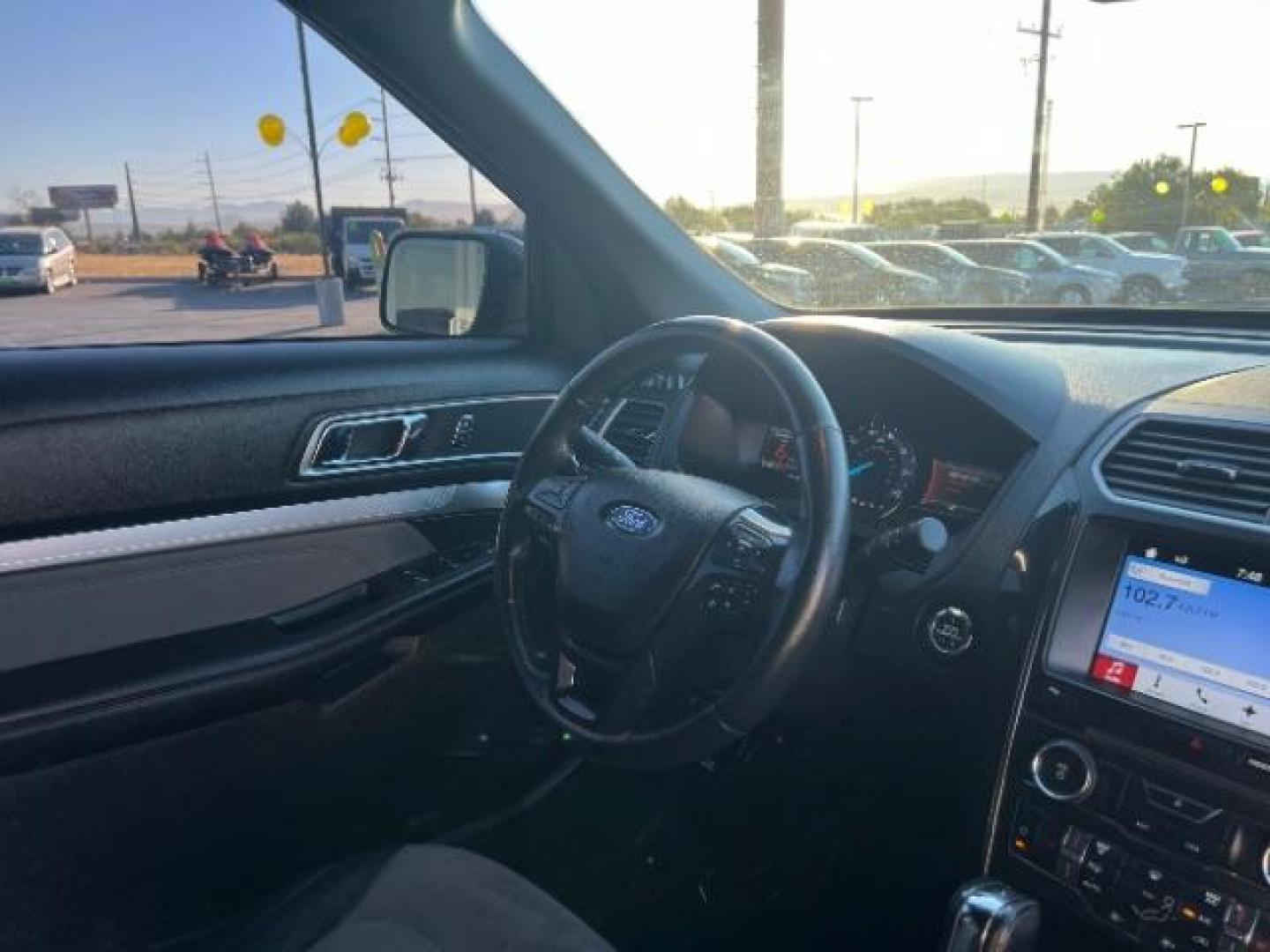 2017 Ruby Red Metallic Tinted Clearcoat /Dark Earth w/Ebony Black, leather/sueded microfibe Ford Explorer XLT FWD (1FM5K7D89HG) with an 3.5L V6 DOHC 24V engine, 6-Speed Automatic transmission, located at 1865 East Red Hills Pkwy, St. George, 84770, (435) 628-0023, 37.120850, -113.543640 - Photo#34