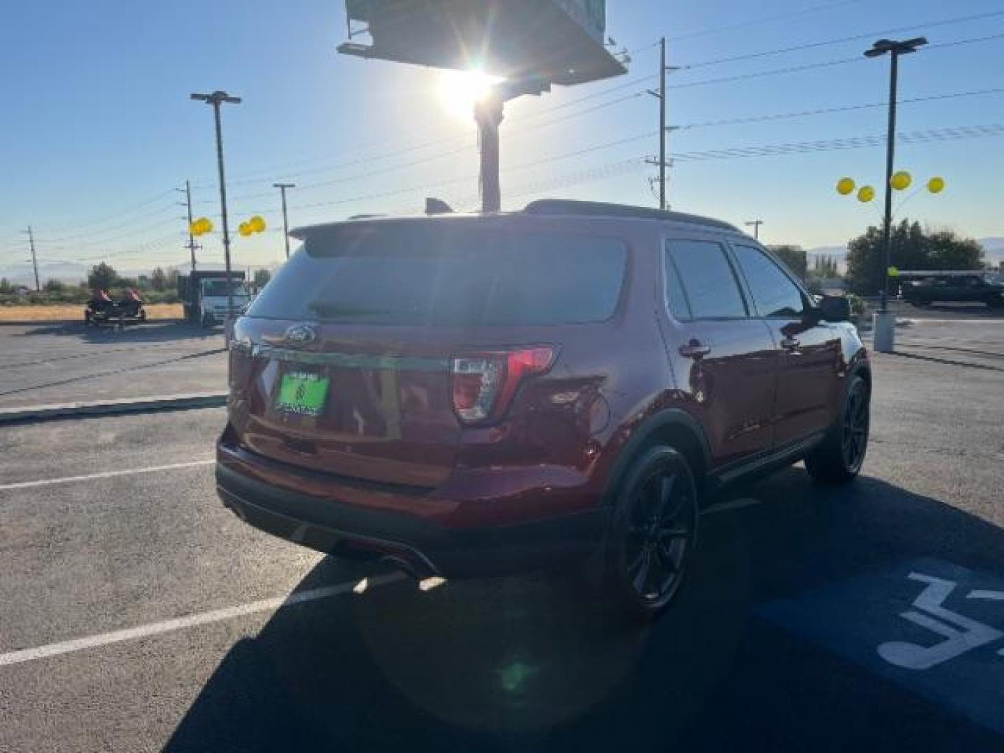 2017 Ruby Red Metallic Tinted Clearcoat /Dark Earth w/Ebony Black, leather/sueded microfibe Ford Explorer XLT FWD (1FM5K7D89HG) with an 3.5L V6 DOHC 24V engine, 6-Speed Automatic transmission, located at 940 North Main Street, Cedar City, UT, 84720, (435) 628-0023, 37.692936, -113.061897 - We specialize in helping ALL people get the best financing available. No matter your credit score, good, bad or none we can get you an amazing rate. Had a bankruptcy, divorce, or repossessions? We give you the green light to get your credit back on the road. Low down and affordable payments that fit - Photo#6