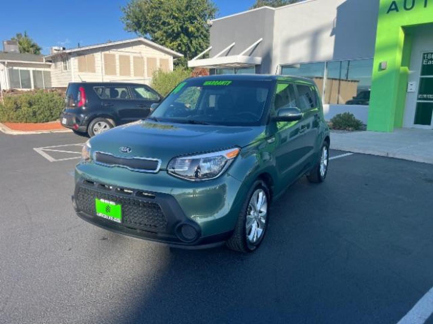 2014 Clover Green /Black Kia Soul + (KNDJP3A5XE7) with an 2.0L L4 DOHC 16V engine, 6-Speed Automatic transmission, located at 940 North Main Street, Cedar City, UT, 84720, (435) 628-0023, 37.692936, -113.061897 - We specialize in helping ALL people get the best financing available. No matter your credit score, good, bad or none we can get you an amazing rate. Had a bankruptcy, divorce, or repossessions? We give you the green light to get your credit back on the road. Low down and affordable payments that fit - Photo#2