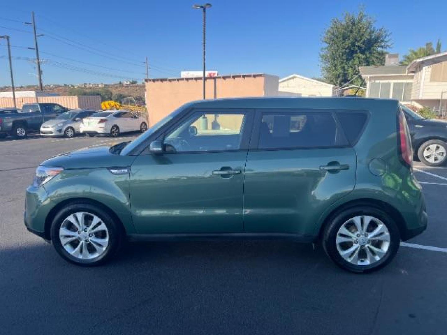 2014 Clover Green /Black Kia Soul + (KNDJP3A5XE7) with an 2.0L L4 DOHC 16V engine, 6-Speed Automatic transmission, located at 940 North Main Street, Cedar City, UT, 84720, (435) 628-0023, 37.692936, -113.061897 - We specialize in helping ALL people get the best financing available. No matter your credit score, good, bad or none we can get you an amazing rate. Had a bankruptcy, divorce, or repossessions? We give you the green light to get your credit back on the road. Low down and affordable payments that fit - Photo#3