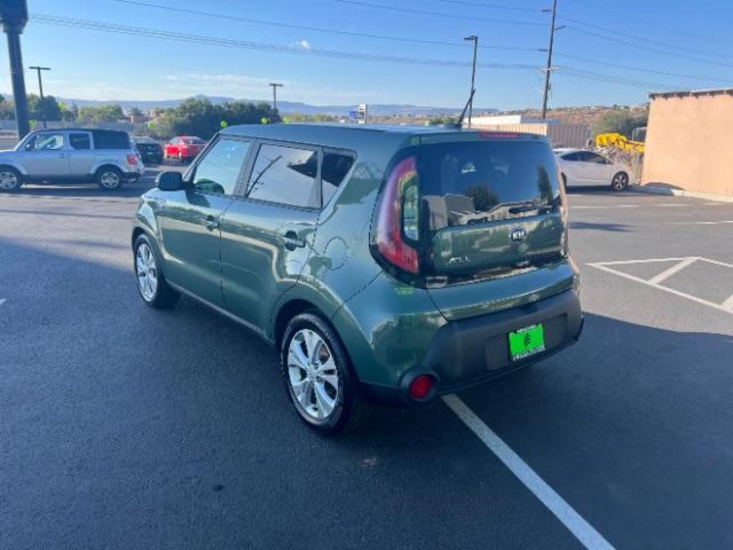 2014 Clover Green /Black Kia Soul + (KNDJP3A5XE7) with an 2.0L L4 DOHC 16V engine, 6-Speed Automatic transmission, located at 940 North Main Street, Cedar City, UT, 84720, (435) 628-0023, 37.692936, -113.061897 - We specialize in helping ALL people get the best financing available. No matter your credit score, good, bad or none we can get you an amazing rate. Had a bankruptcy, divorce, or repossessions? We give you the green light to get your credit back on the road. Low down and affordable payments that fit - Photo#4