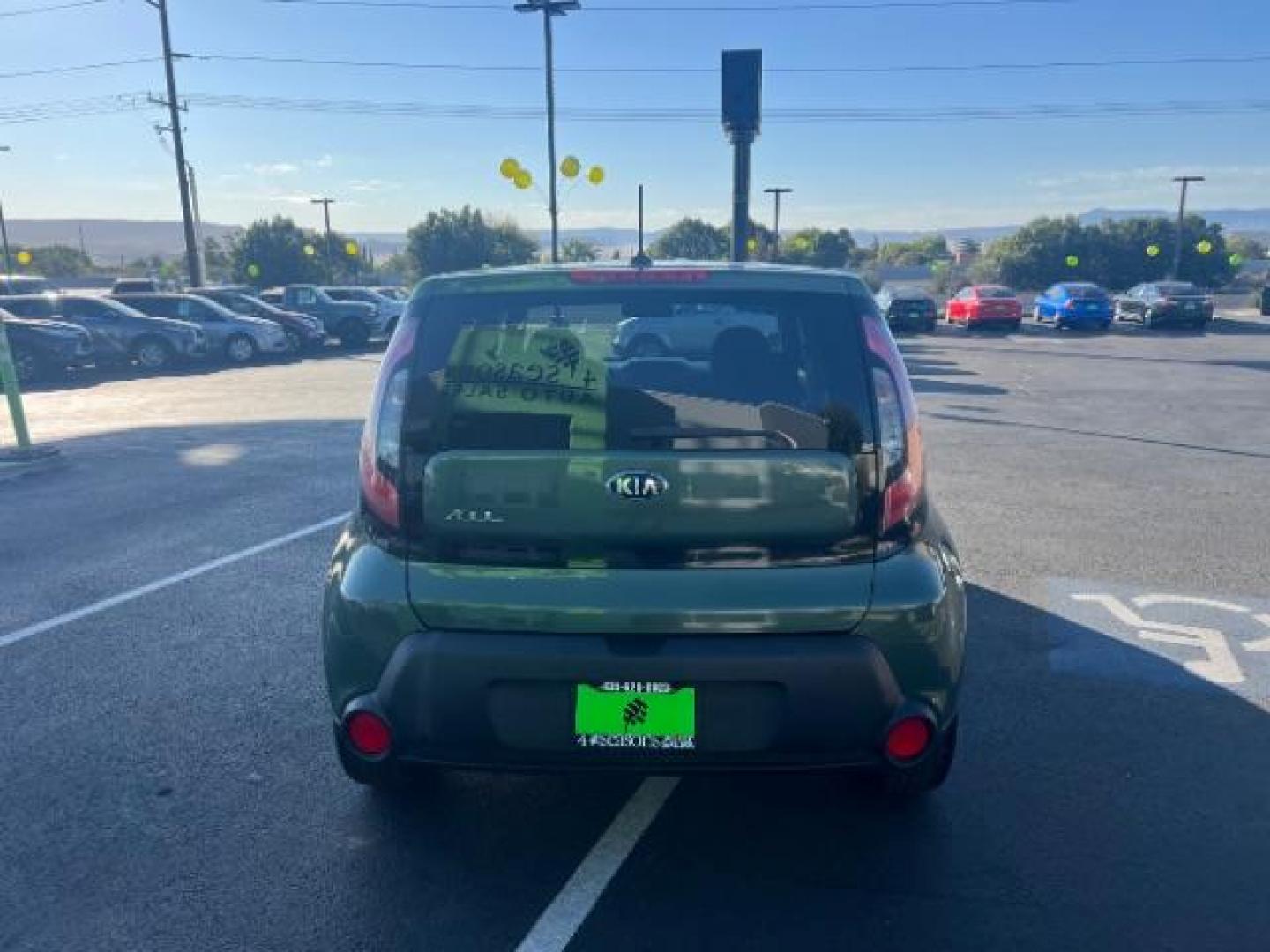 2014 Clover Green /Black Kia Soul + (KNDJP3A5XE7) with an 2.0L L4 DOHC 16V engine, 6-Speed Automatic transmission, located at 940 North Main Street, Cedar City, UT, 84720, (435) 628-0023, 37.692936, -113.061897 - We specialize in helping ALL people get the best financing available. No matter your credit score, good, bad or none we can get you an amazing rate. Had a bankruptcy, divorce, or repossessions? We give you the green light to get your credit back on the road. Low down and affordable payments that fit - Photo#5