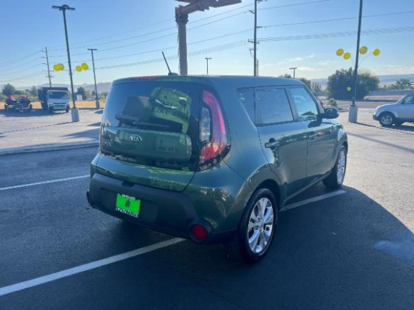 2014 Clover Green /Black Kia Soul + (KNDJP3A5XE7) with an 2.0L L4 DOHC 16V engine, 6-Speed Automatic transmission, located at 940 North Main Street, Cedar City, UT, 84720, (435) 628-0023, 37.692936, -113.061897 - We specialize in helping ALL people get the best financing available. No matter your credit score, good, bad or none we can get you an amazing rate. Had a bankruptcy, divorce, or repossessions? We give you the green light to get your credit back on the road. Low down and affordable payments that fit - Photo#6