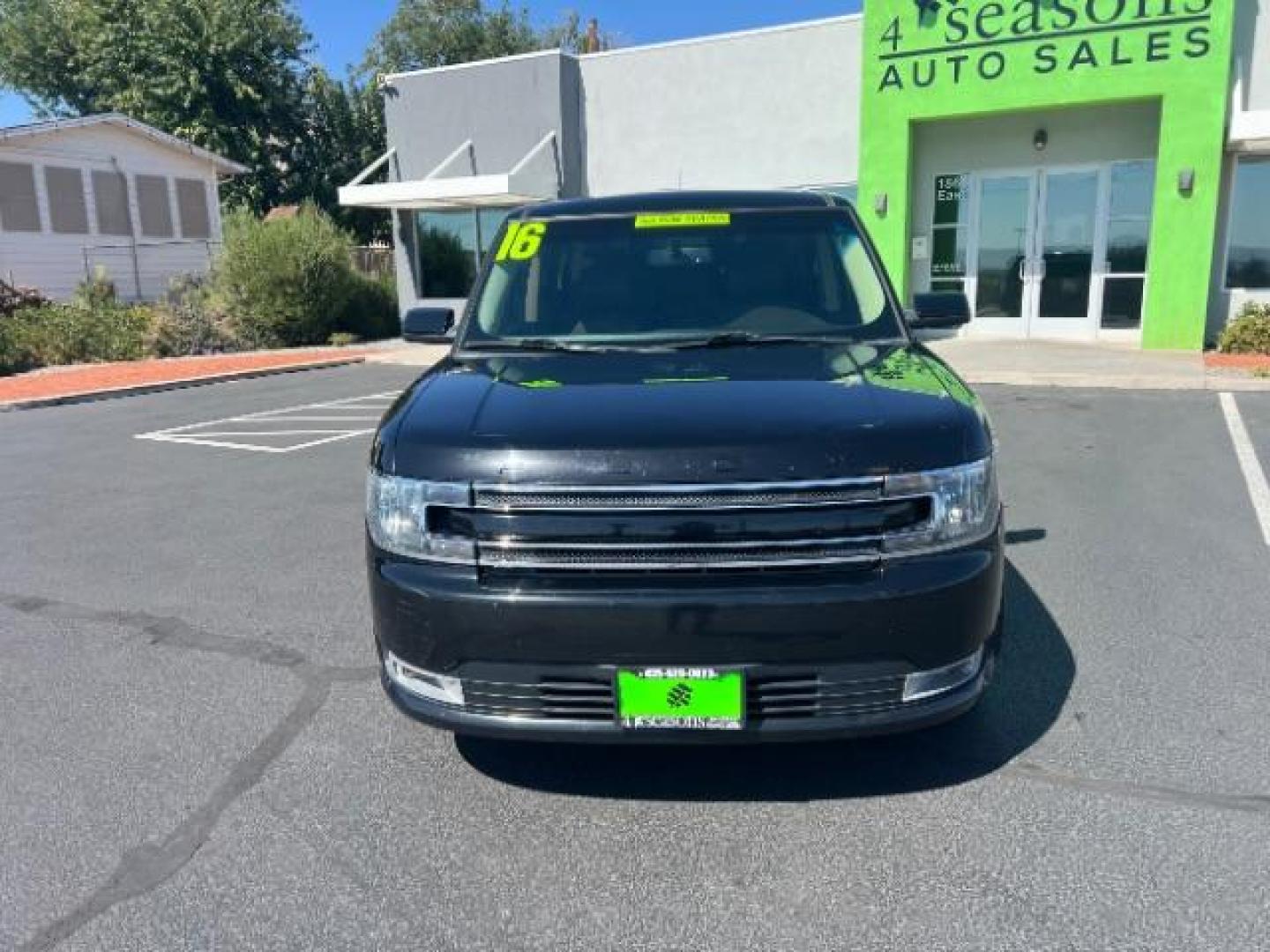 2016 Shadow Black /Black Interior Ford Flex SEL FWD (2FMGK5C86GB) with an 3.5L V6 DOHC 24V engine, 6-Speed Automatic Overdrive transmission, located at 940 North Main Street, Cedar City, UT, 84720, (435) 628-0023, 37.692936, -113.061897 - We specialize in helping ALL people get the best financing available. No matter your credit score, good, bad or none we can get you an amazing rate. Had a bankruptcy, divorce, or repossessions? We give you the green light to get your credit back on the road. Low down and affordable payments that fit - Photo#1