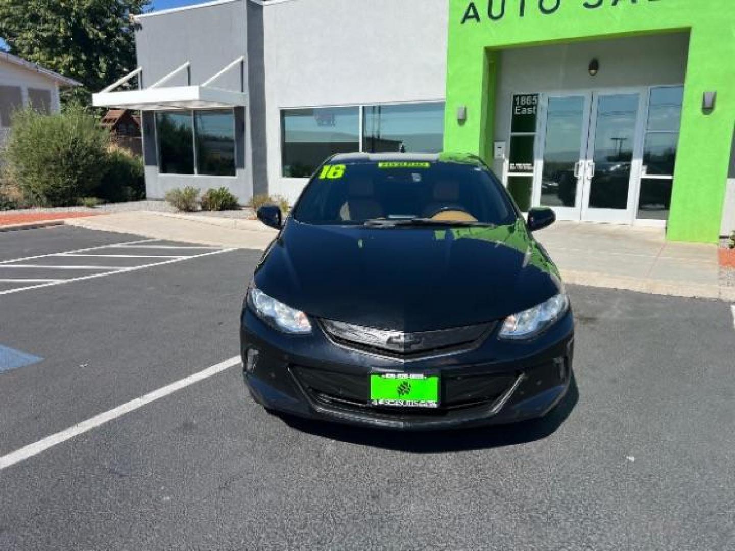 2016 Mosaic Black Metallic /Jet Black/Brandy, leather Chevrolet Volt Premier (1G1RD6S53GU) with an 1.5L L4 DOHC 16V PLUG-IN HYBRID engine, Continuously Variable Transmission transmission, located at 940 North Main Street, Cedar City, UT, 84720, (435) 628-0023, 37.692936, -113.061897 - Photo#1