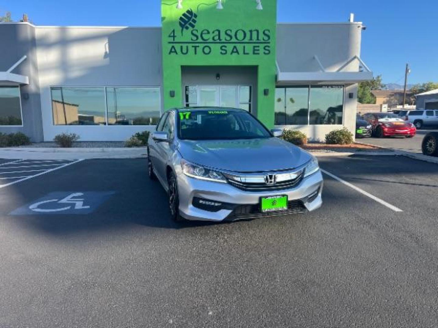 2017 Silver /Black, cloth Honda Accord EX Sedan CVT (1HGCR2F70HA) with an 2.4L L4 DOHC 16V engine, Continuously Variable Transmission transmission, located at 1865 East Red Hills Pkwy, St. George, 84770, (435) 628-0023, 37.120850, -113.543640 - We specialize in helping ALL people get the best financing available. No matter your credit score, good, bad or none we can get you an amazing rate. Had a bankruptcy, divorce, or repossessions? We give you the green light to get your credit back on the road. Low down and affordable payments that fit - Photo#0